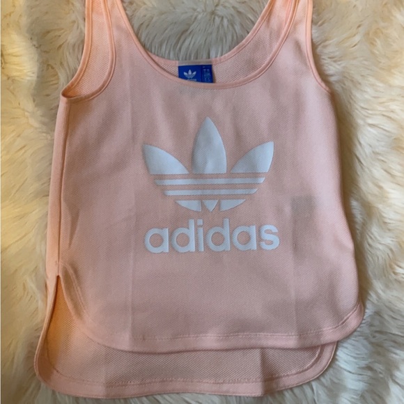 ADIDAS ORIGINALS LOOSE TREFOIL CROP TANK TOP - Picture 3 of 6